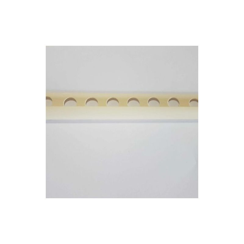 Lerna - profilo proteggi angolo jolly per piastrelle in pvc avano beige chiaro MM.10X260