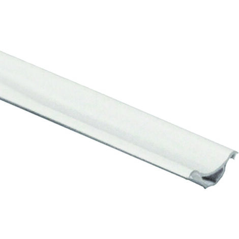 Profilo raccordo igienico rigido - mm.6,4x30x11h. barra mt.2,5 - bianco