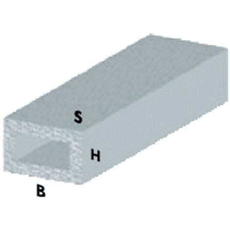 profilo rettangprofilo rettangargento 20x10x1 mm alluminio asta barra
