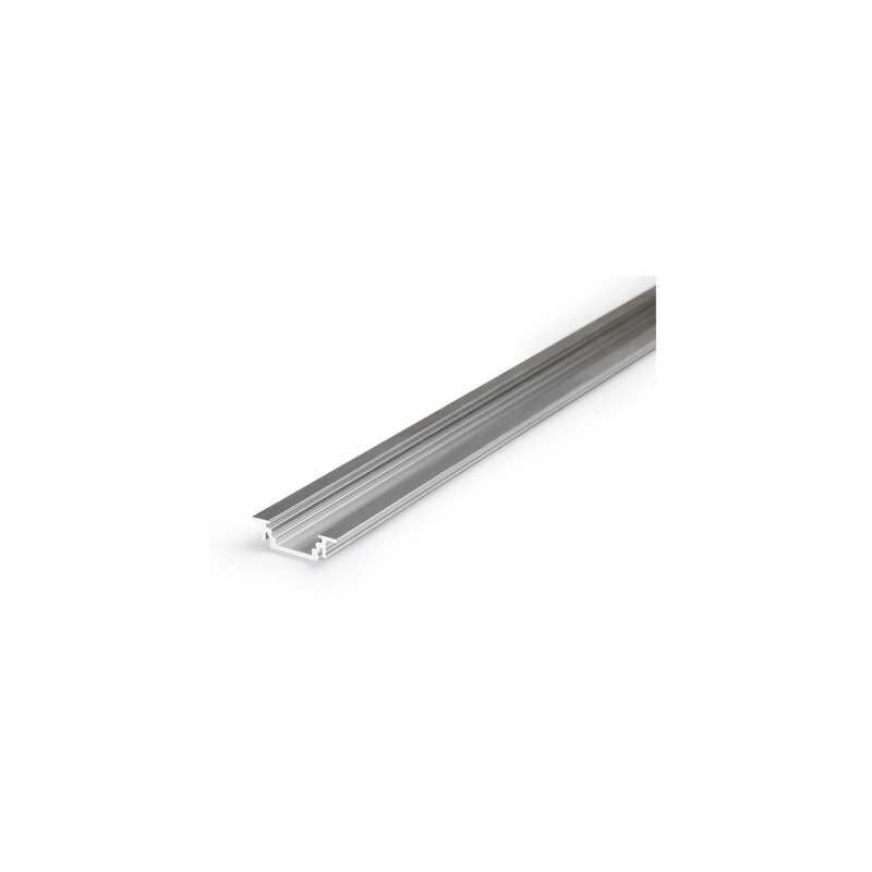 Image of Miidex Lighting - Profilo alluminio spazzola 1m per Ruban led 14,4mm