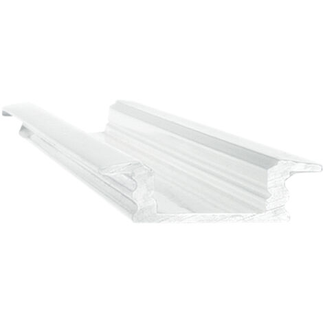 Profilo Slot Metallo Bianco Trim D25X5 300Cm
