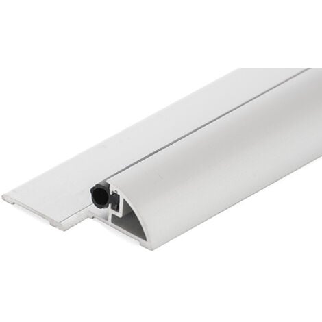 Profilo Soglia Pota in legno anodizzato argento - 1 metro secondo Norme PMR "Handicap"- KLOSE besser