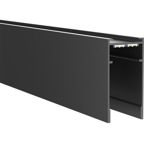 Profilo Superficie Per Binario Arca 300Cm Alluminio Nero