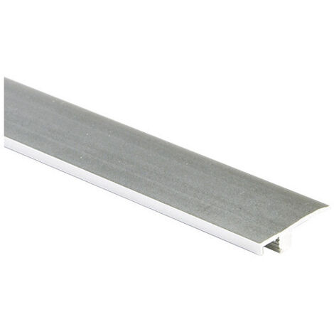 Profilo terminale alluminio pavimento SPC 7×25×2700 mm – bordo elegante