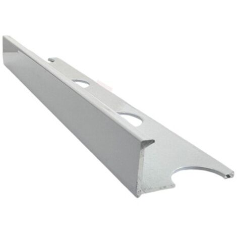 Profilo Terminale e Delimitazione in Alluminio Bianco Lucido : Modello - 8MM