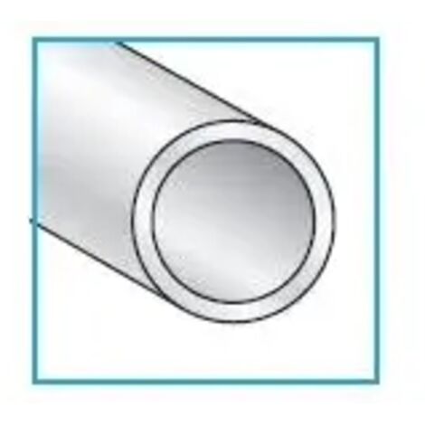 PROFILO TONDO IN ALLUMINIO ANODIZZATO IN BARRE DA 2 METRI  DIAMETRO 12mm - SPESSORE 1 mm