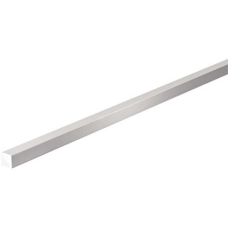 PROFILO TUBO DA 1 METRO QUADRO PIENO ARGENTO MM 8X8 SET 5 PEZZI - ARCANSAS