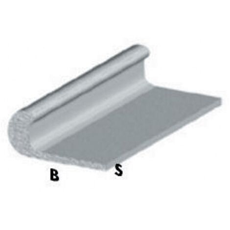 profilo unghietta cm 200 h argento silver 22x1 mm asta profili alluminio