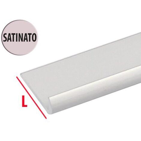 PROFILO UNGHIETTA DA 1 METRO ARGENTO MM18X1 SET 5 PEZZI - ARCANSAS