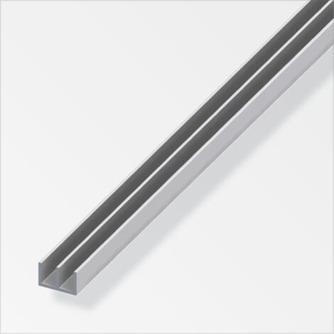 Profilo Uu 10X15,9X10 Alluminio  Argetato 1Metro