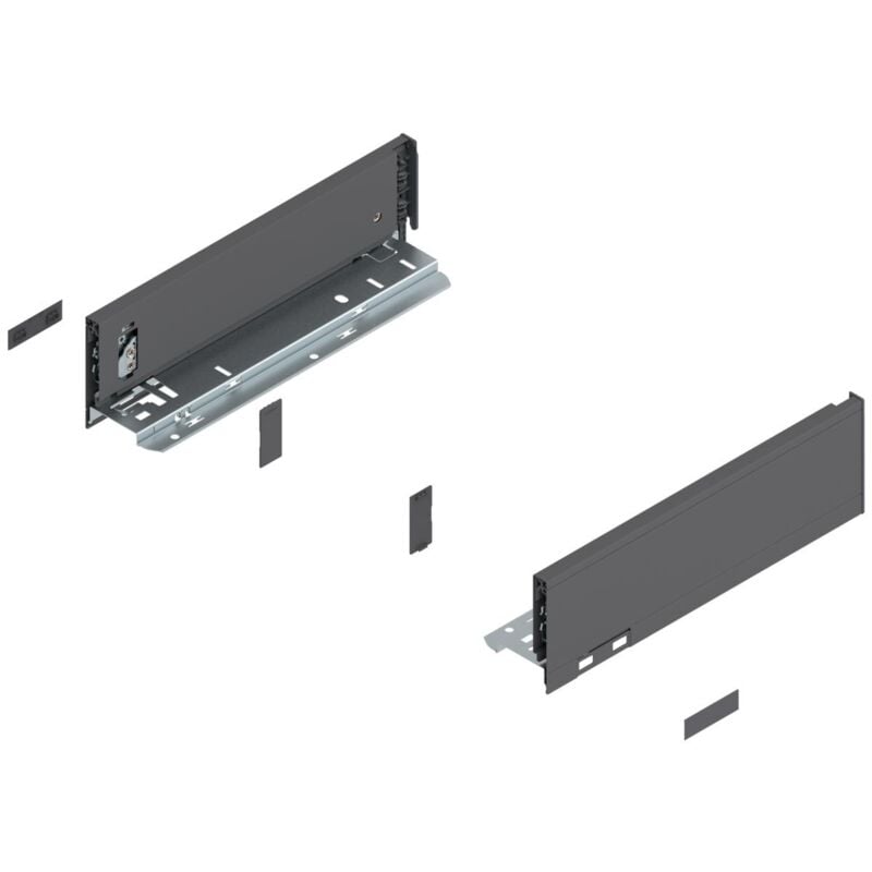 Lbx Profile Set Blanc 300 Hauteur m Blum Profilés métalliques côtés tiroir Legrabox Blum