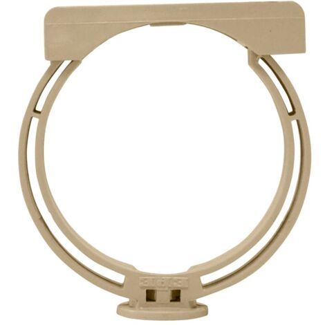 Profilté de Gouttière Raccord Collier à bride Jardibric Ø 80 Sable