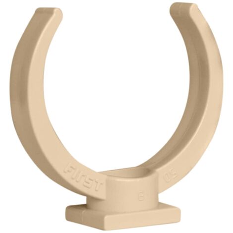 Profilté de Gouttière Raccord Collier lyre Jardibric Ø 50 Descente de gouttière Sable