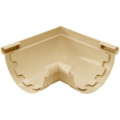 Profilté de Gouttière Raccord d'angle Jardibric 90° Ø 25 Sable