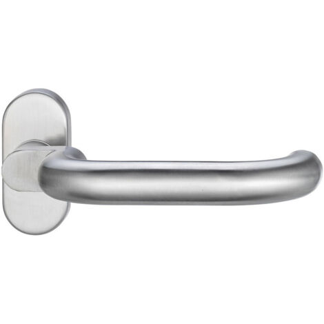 Profiltürdrückerlochteil 1130/2033 VA EST ov.8mm gekr.EDI