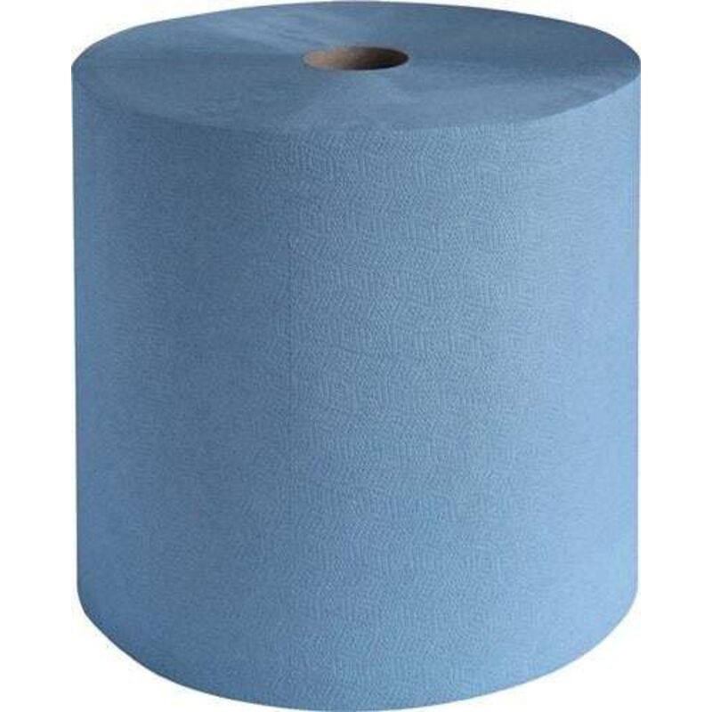 Rouleau de chiffons de nettoyage ® handy plus L360xl380env. mm bleu 3 couches, gaufré en volume