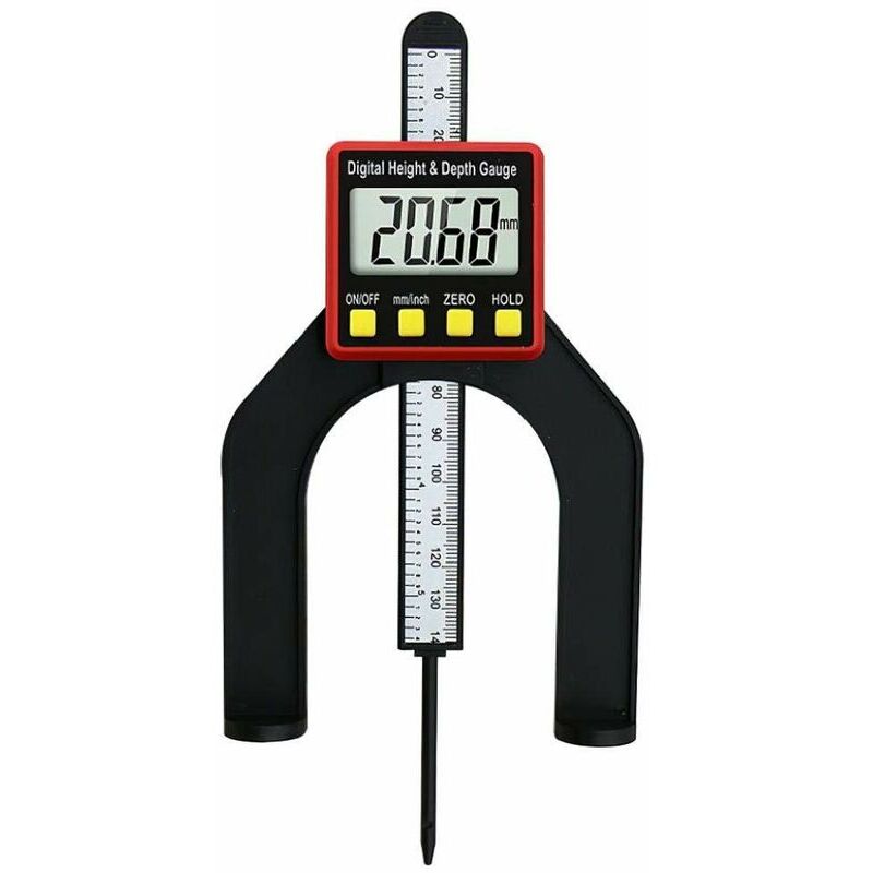 Start - profondimètre numérique, une jauge de hauteur, profondimètre le travail du bois, d'un mini trusquin, fournitures de Manuel de jauge de