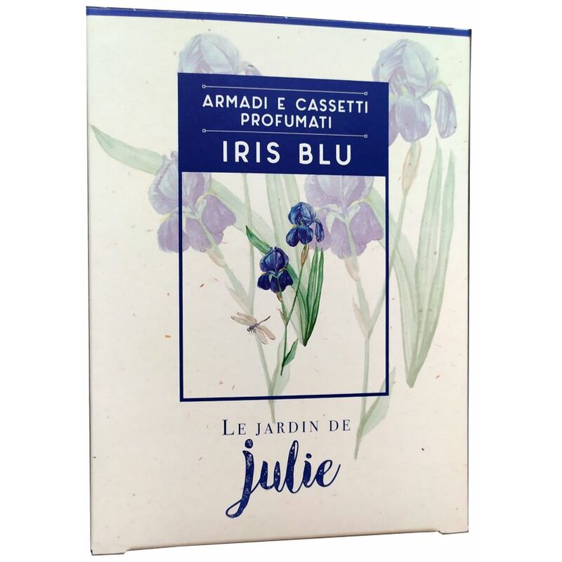 Image of Le Jardin De Julie - Profuma Armadi e Cassetti 3 Pezzi Iris Blu