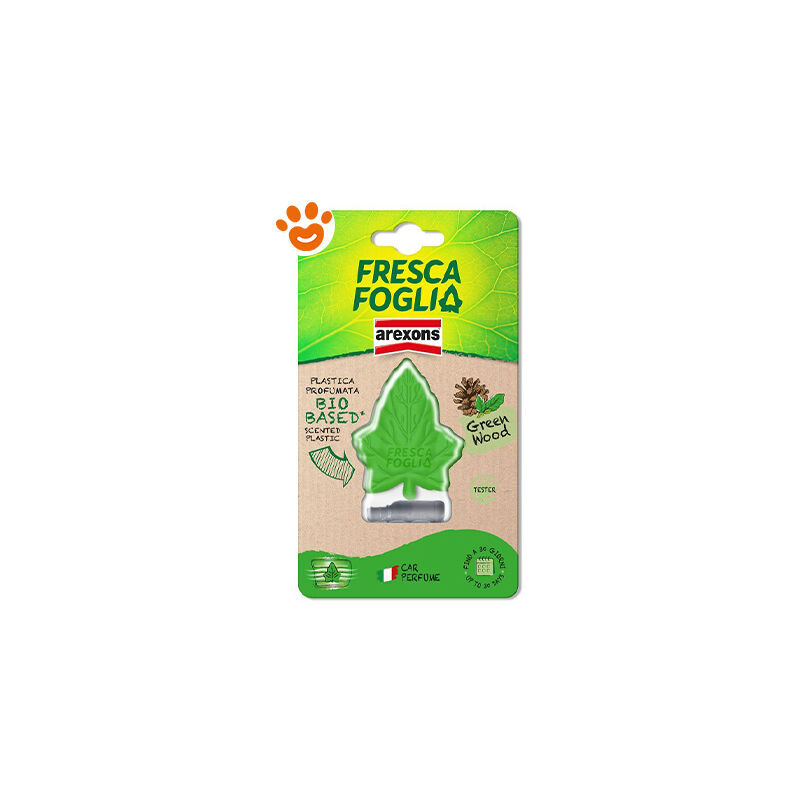 Image of Profumatore Fresca Foglia Green Wood - Confezione da 1 pezzo - Arexons