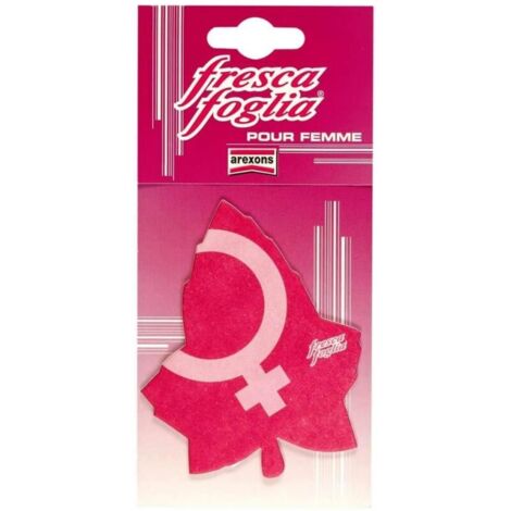 Profumatore auto Arexons fresca foglia fresca pour femme antifumo
