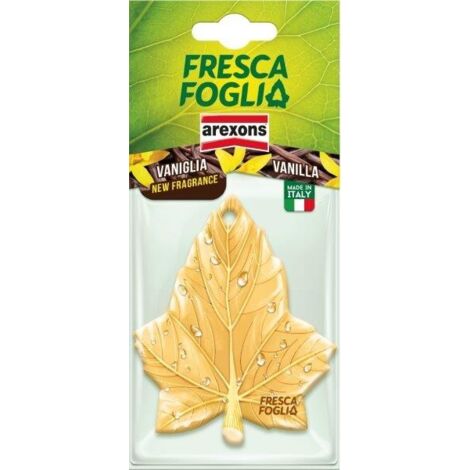 Profumatore auto Arexons fresca foglia vaniglia antifumo