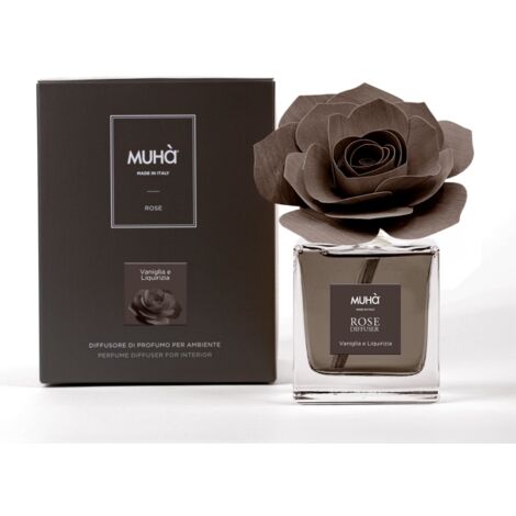 PROFUMATORE D'AMBIENTE ROSA DIFFUSER VANIGLIA E LIQUIRIZIA 100 ML MUHA