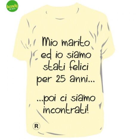 Profumatore T-Shirt Ototop Mio marito ed io