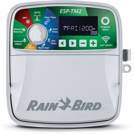 PROG. RAIN BIRD TM2 4 ZONAS EXT