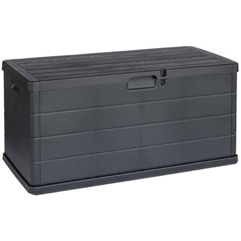 IPAE PROGARDEN PROGARDEN baul alpha 118x59x57 cm antracita , Baul Alpha 118x59x57 cm antracitaBaul ResinaMedidas: 118x59x57cm Color antracita Material: polipropileno. -Apertura su