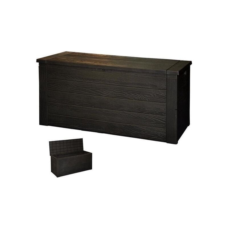 Pro Garden - Boîte à coussin Premium - Imperméable - 120x45x57 cm - Noir