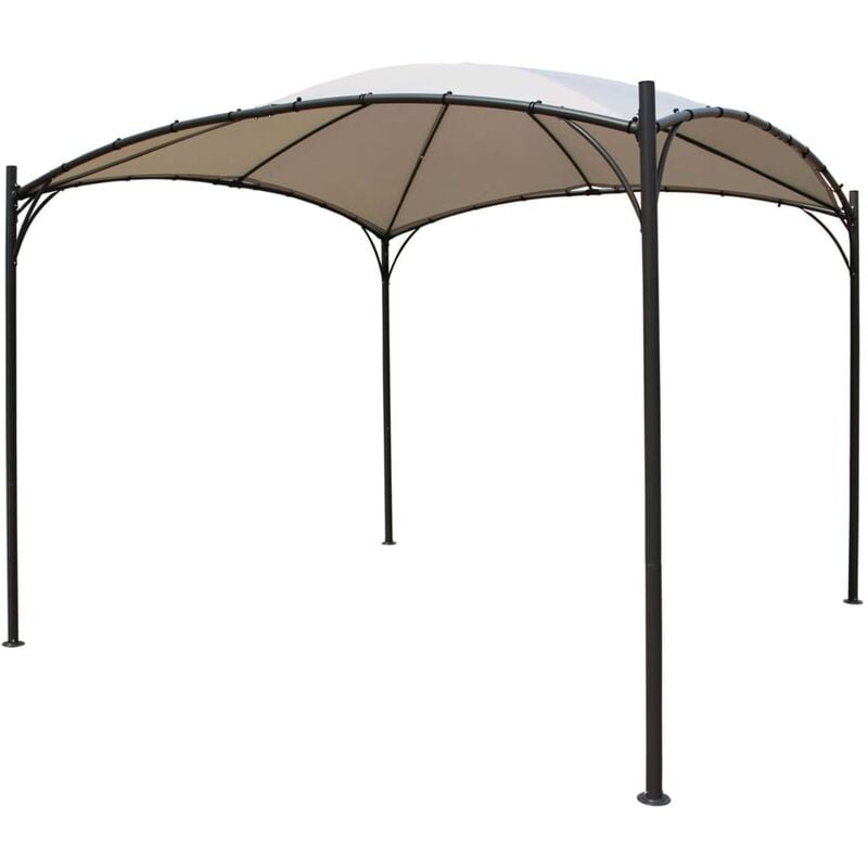

Carpa para fiestas gris claro 300x300 cm - Gris - Progarden