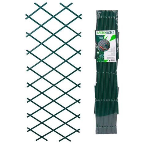 PROGARDEN celosia plegable plantas 200x100 cm , Panel plantas verde 200 x 100 cmIdeal para entutorarTamaño desplegado 200 x 100 cmFabricado en plástico verde de alta ca