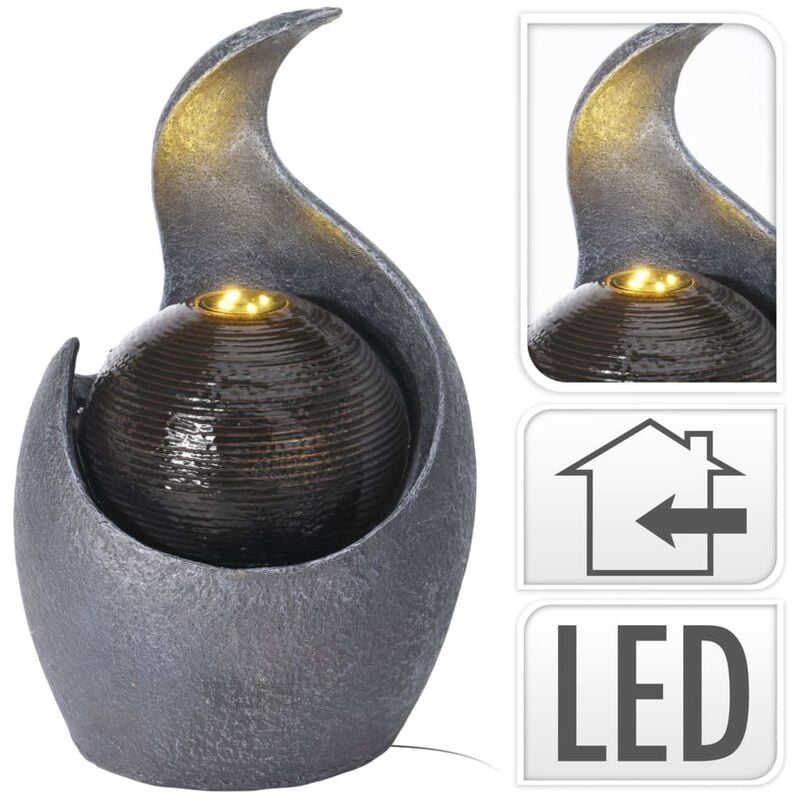 

Fuente Modern 23,5x20,5x37,5 cm - Gris - Progarden