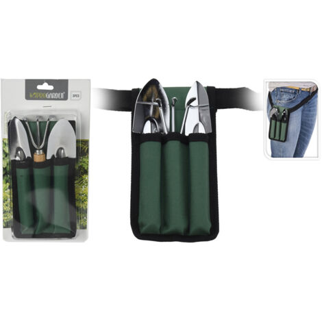 PROGARDEN herramientas jardin mini &43 funda 4 piezas blister , Herramientas jardín mini &43 funda 4 piezasIncluye dos palas y un rastrilloHerramientas de 18 cm de largo aproxi