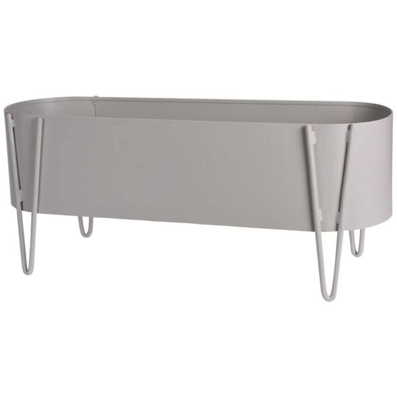 

Jardinera gris claro mate 58x20x32 cm - Gris - Progarden