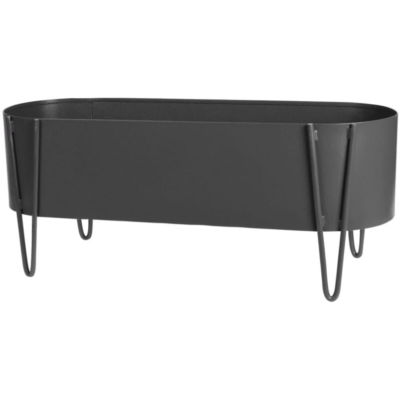 

Jardinera gris oscuro mate 58x20x32 cm - Gris - Progarden