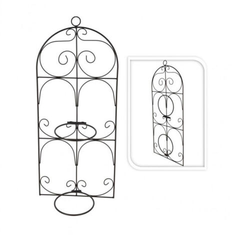 PROGARDEN macetero colgar metal pared 71x29 cm , Macetero colgar metal pared 71x29 cmDe estilo vintage es un producto práctico que te permitirá crear un bonito arreglo de plant