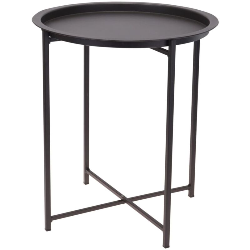 

ProGarden Mesa redonda gris oscuro mate 46,2x52,5 cm - Gris