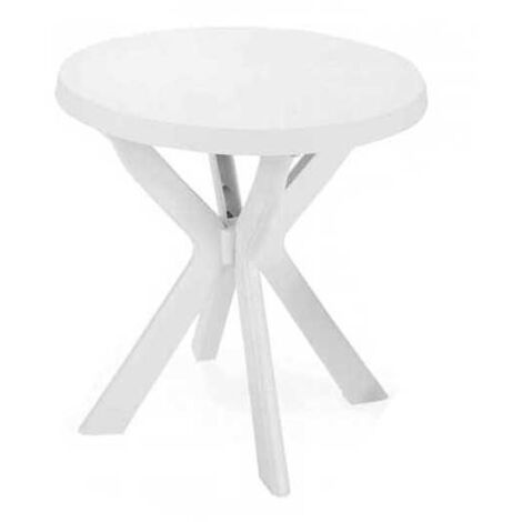 PROGARDEN mesa resina don 70 cm blanca , Mesa resina Don 70 cm blancaFabricada en resina de alta calidadApta para exterioresFácil montajeMedidas: 73 x 70 x 10 cm.