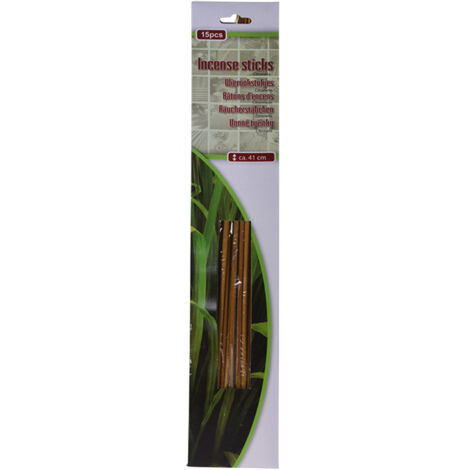 PROGARDEN palillos incienso citronela 41 cm 15 piezas blister 15
