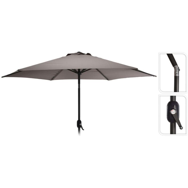 ProGarden Parasol Monica 270 cm Taupe
