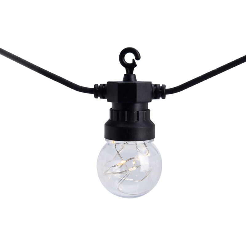 Image of Ghirlanda led per Esterni da 10 Lampadine Bernia 7.5m Bianco Caldo 2700K