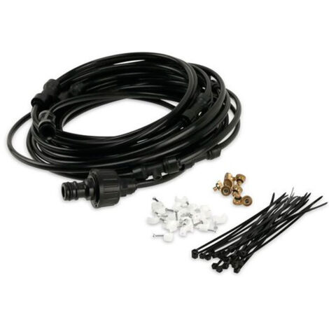 PROGARDEN sistema riego 9 mm 10 metros &43 accesorios , Kit sistema de riego 9 mm 10 metros &43 accesoriosJuego de riego para jardínIncluye: una manguera de 10 metros, 8 boquil