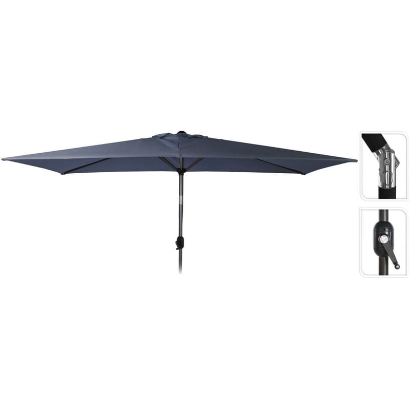 

Sombrilla Lundi azul oscuro 150x250 cm - Azul - Progarden