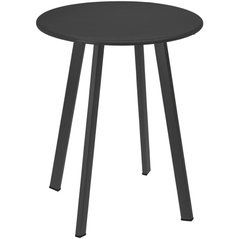 End Table 40x49 cm Matt Dark Grey Progarden