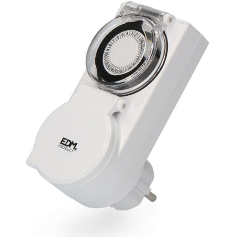 PROGRAMADOR 24 HORAS MECANICO IP44 230V 50Hz 16A EDM