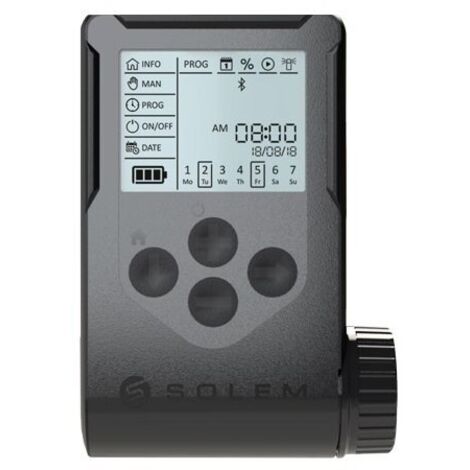 Programador a Pilas DC IP68 Bluetooth WOOBEE SOLEM 6 Zonas