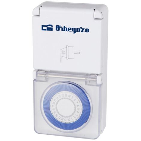 Programador de Enchufe Orbegozo PG 10/ Potencia Máxima 3680W