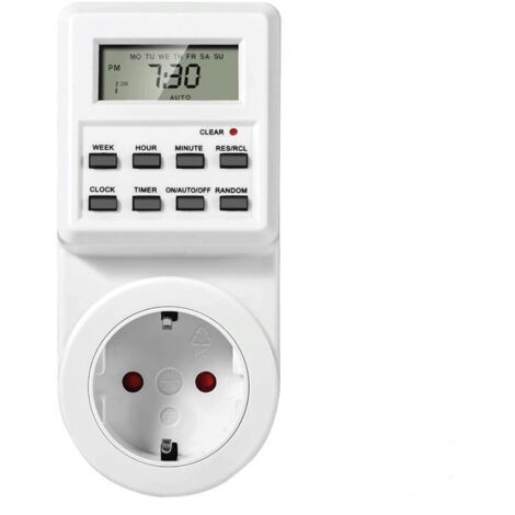 Programador de enchufes eléctricos y digitales, enchufe programable con ciclo de cambio y repetición, enchufe con temporizador de cuenta regresiva, enchufe con temporizador programable con LCD, ahorra