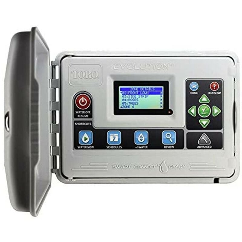 

Programador de exterior Evolution de 4 estaciones ampliable hasta 16 - Toro